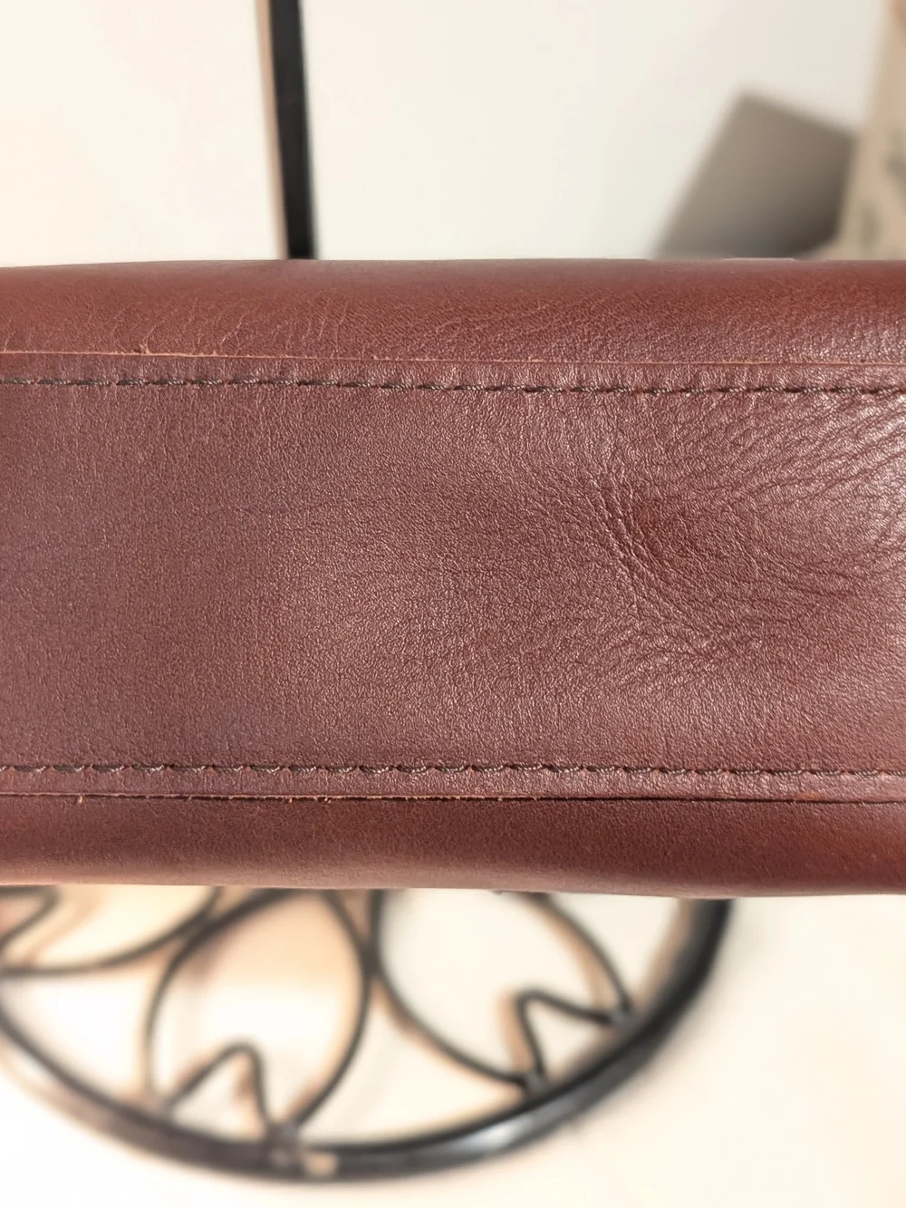 Portland Leather Brown Leather Women/Mens Clutch